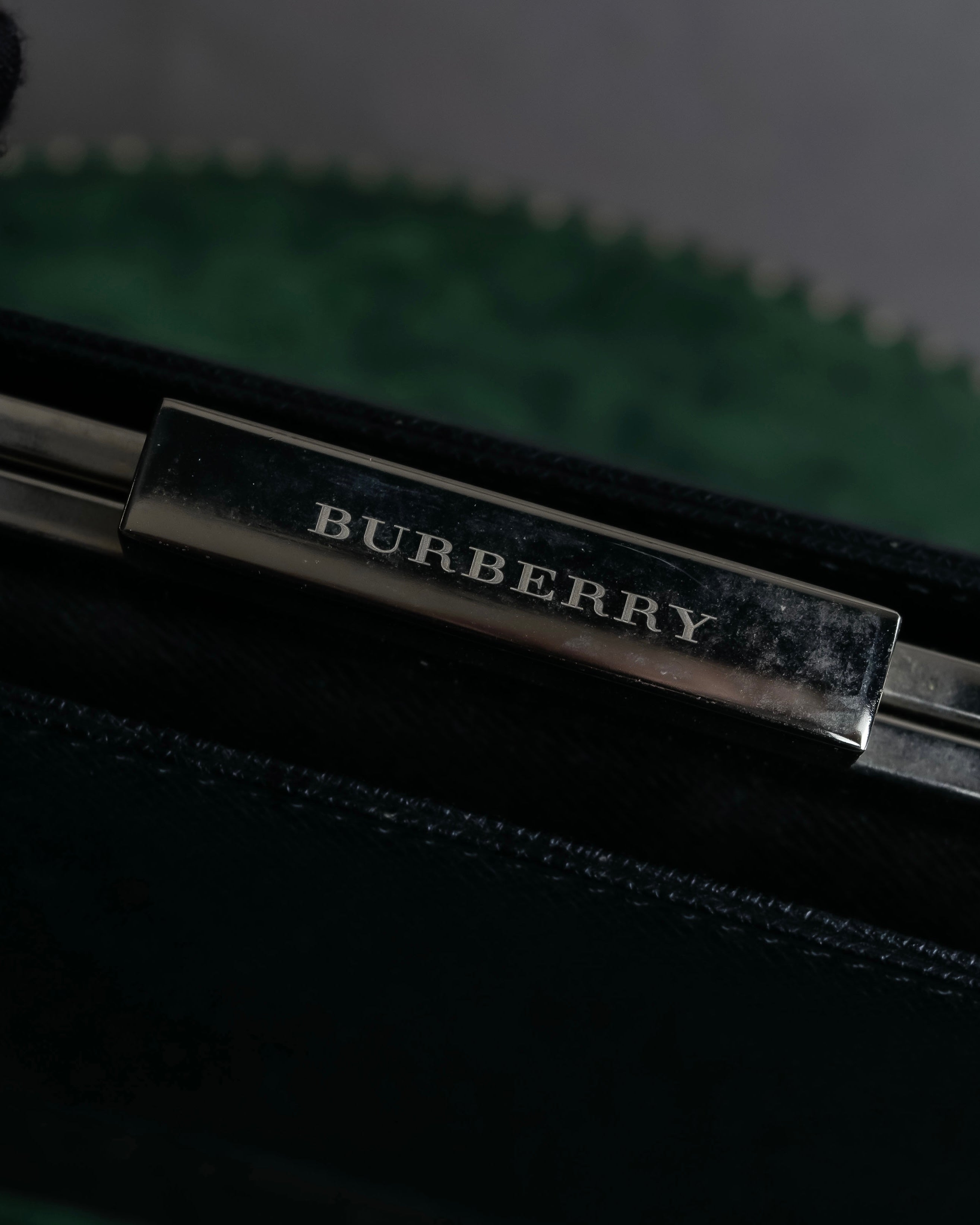 "BURBERRY" Nova check embossed leather hand bag