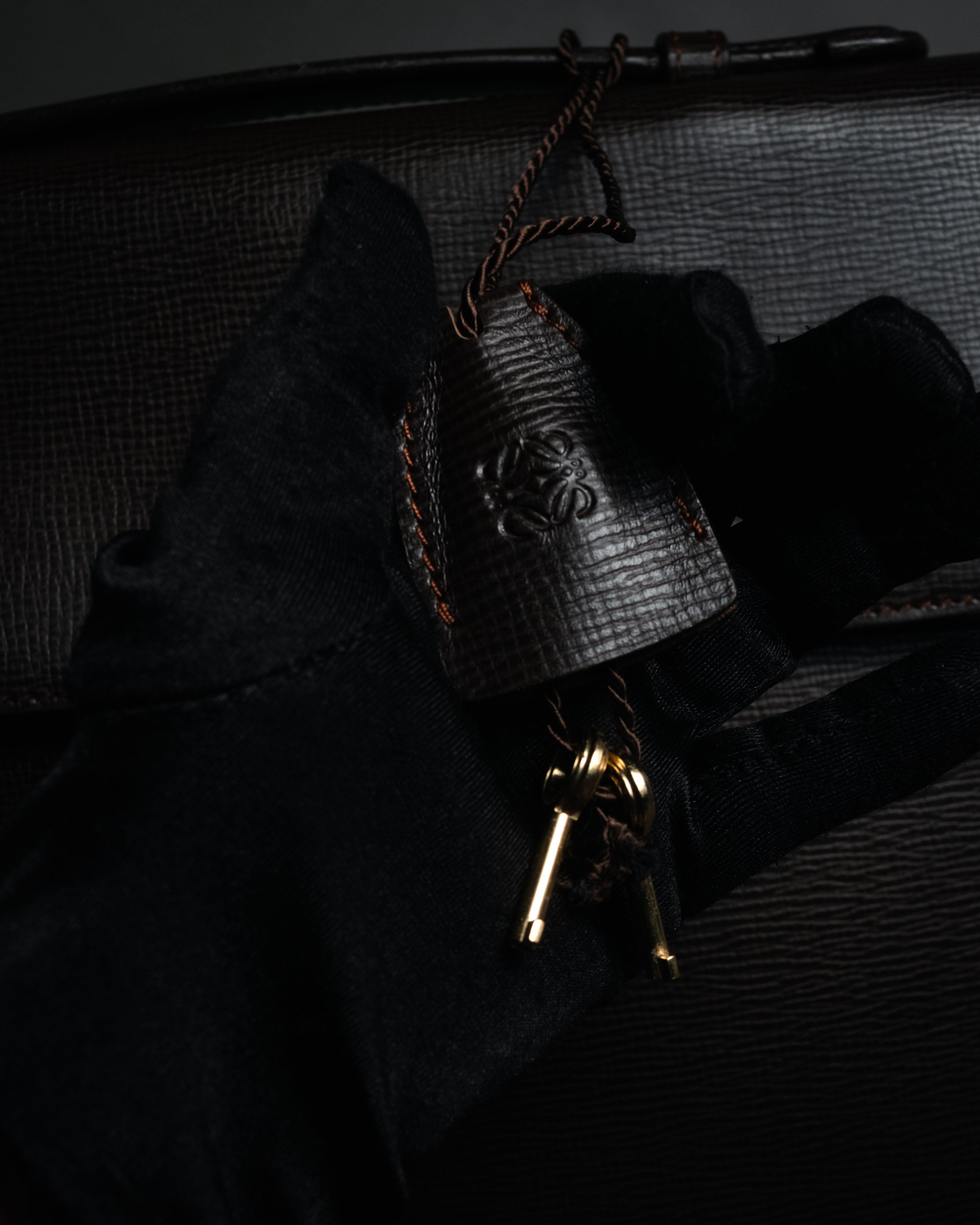 “LOEWE” 90’s Heritage anagram lock briefcase