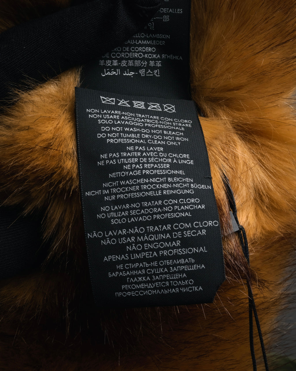 “SAINT LAURENT PARIS“ 2021-2022 Faux fur wrist cuffs