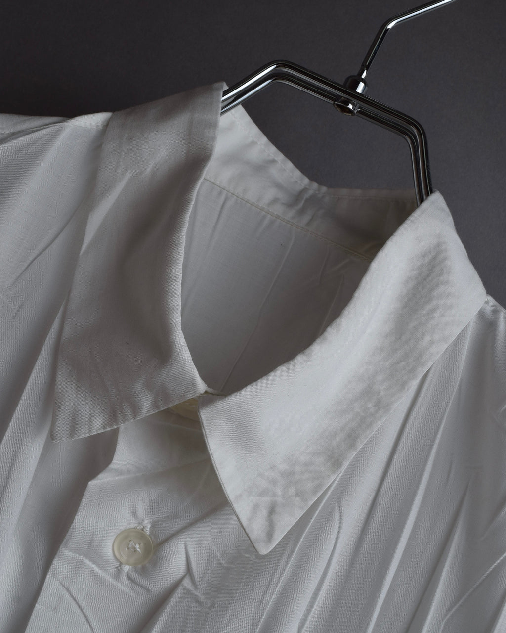 "ISSEY MIYAKE" Pleated design polyester long shirt