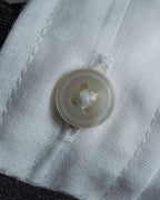 "YVES SAINT LAURENT" 1980's striped weave white shirt