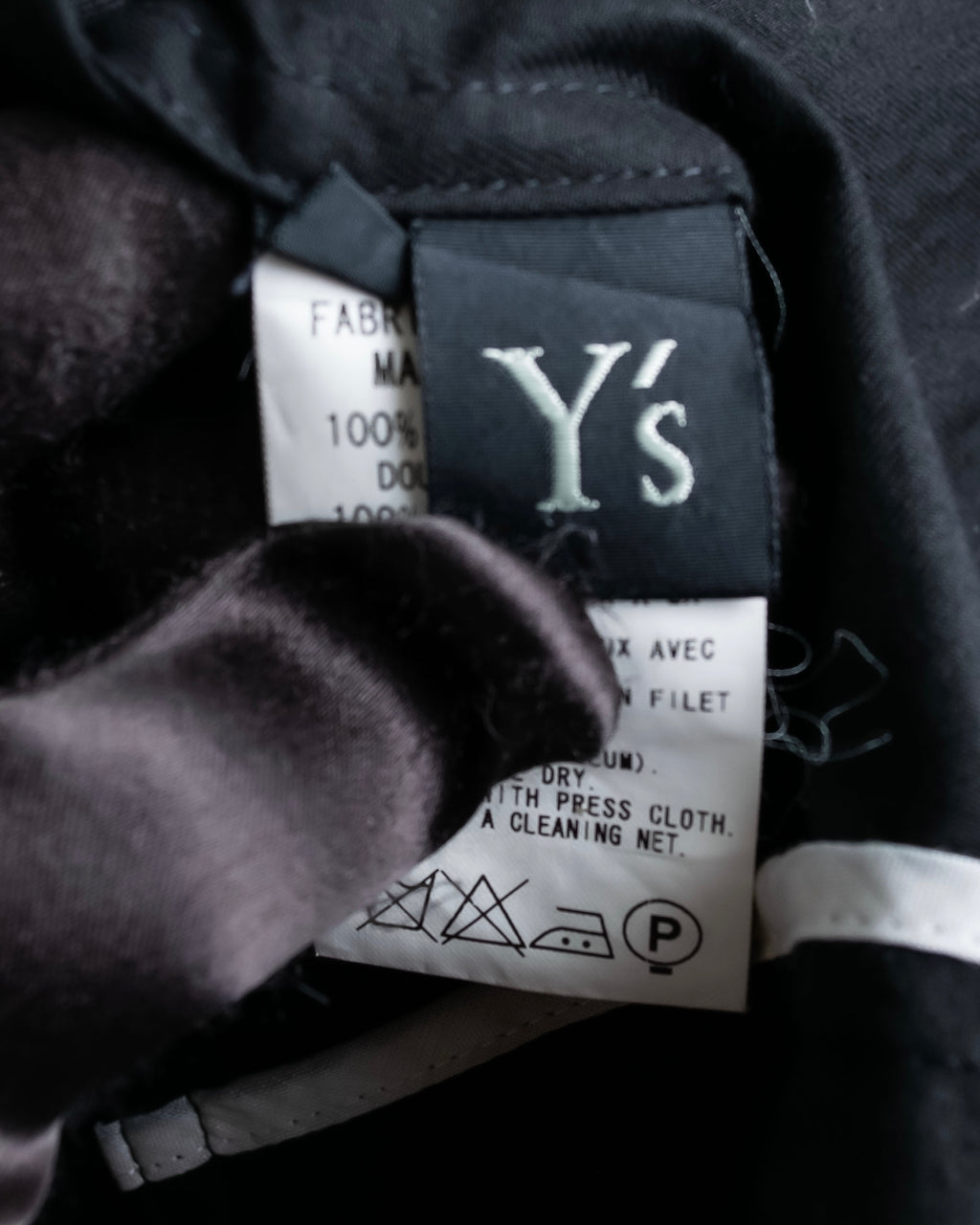 “Y’s” White lining sleeves short jacket