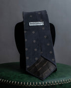 "GIORGIO ARMANI" Dot pattern silk  necktie