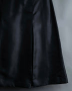 "PRADA" 100% silk pleated skirt