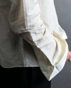 "LOUIS VUITTON" Ribbon frill design regular collar shirt