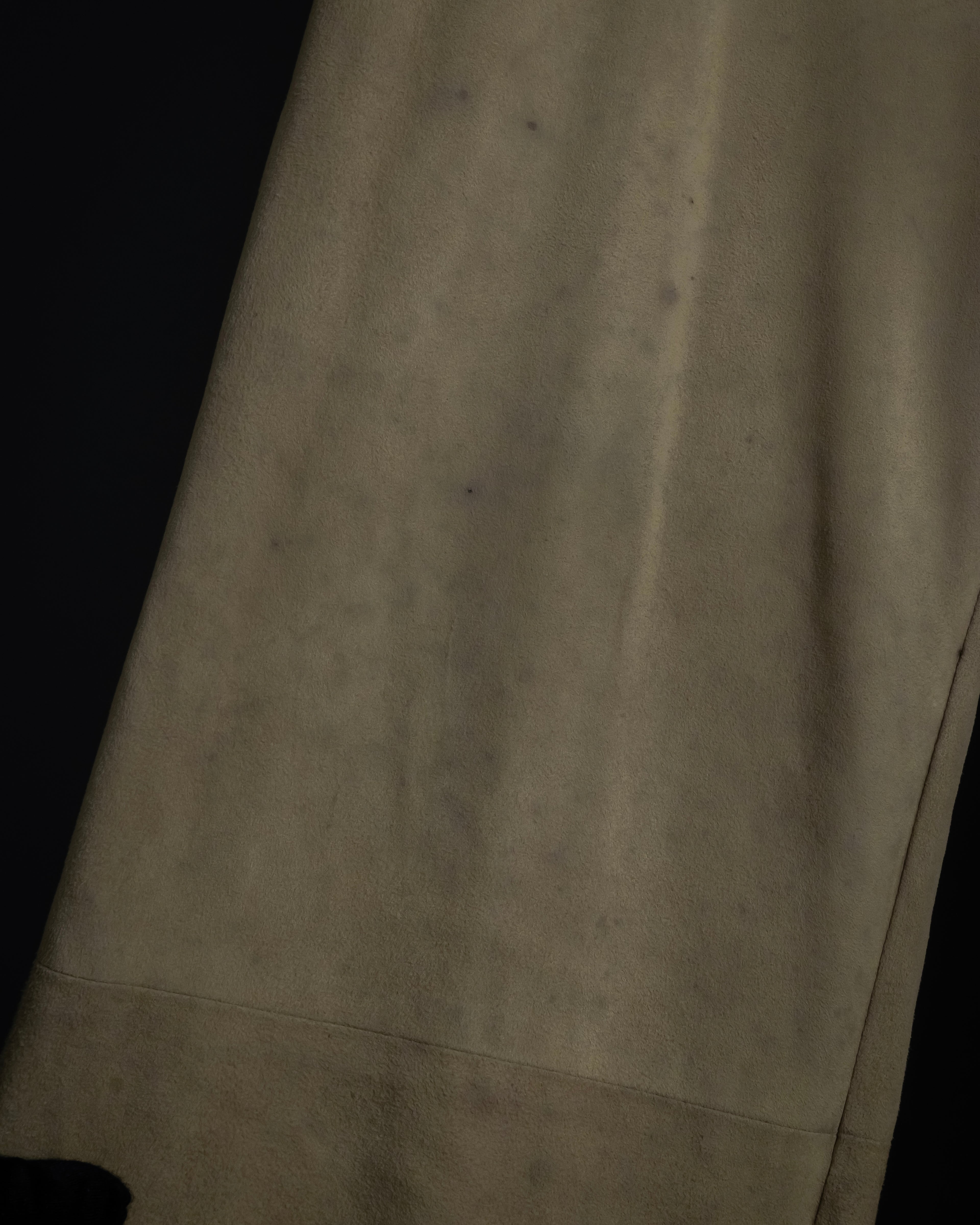 "GUCCI" Sand beige suede set up