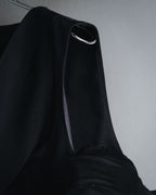 "tricot COMME des GARCONS" 2004 SS draped lapel cropped vest