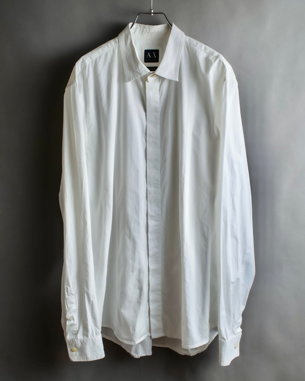 "ARMANI EXCHANGE" Different weave patterns cotton shirt