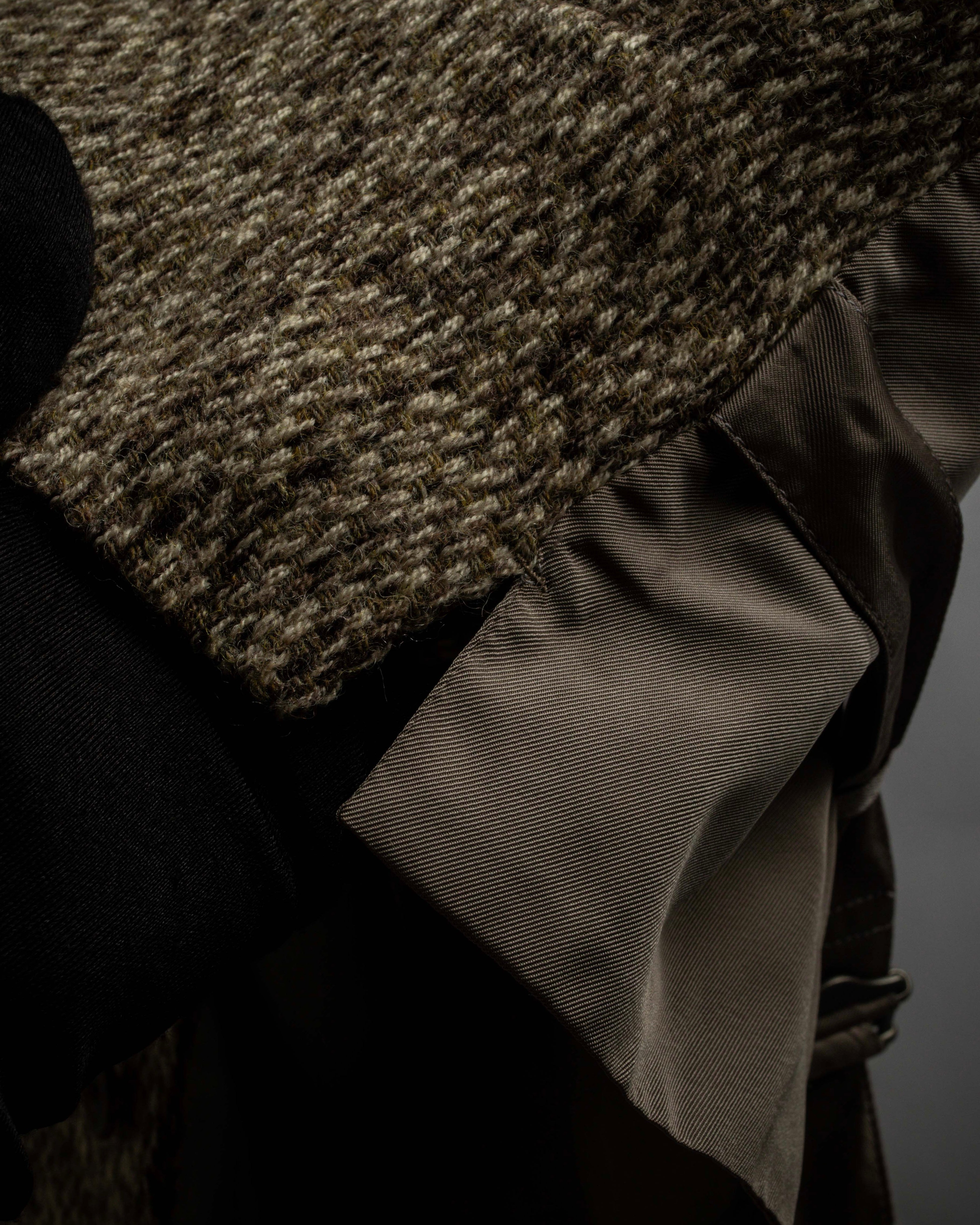 "ISSEY MIYAKE" Brushed texture 5-buttons vest