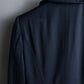 "GUCCI" Shawl collar glossy black jacket