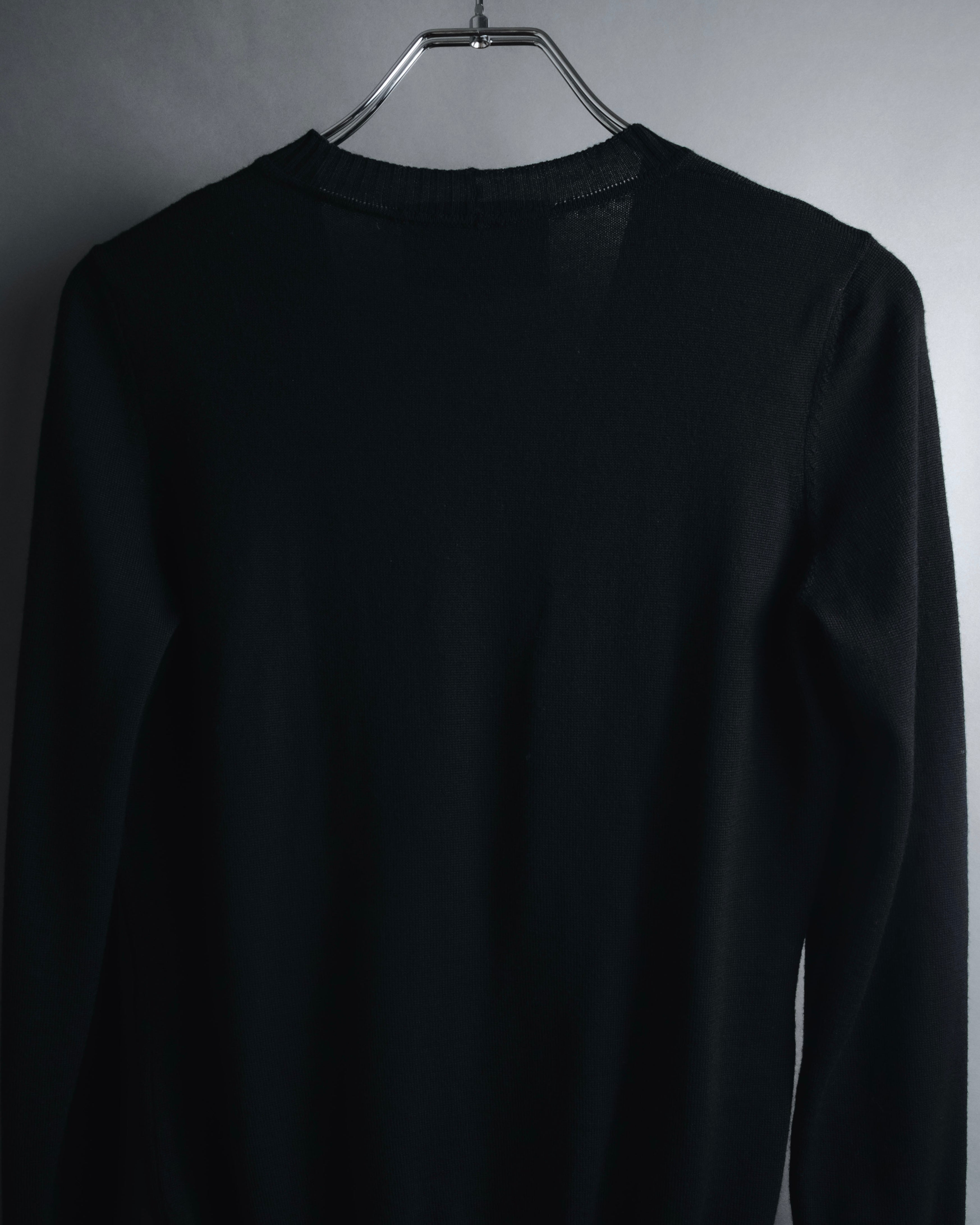 "GUCCI" Michele-era refined emblem cardigan