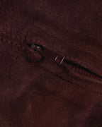 -SPECIAL- "GUCCI" 70’s Suede leather round collar coat