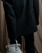 "COMME des GARCONS HOMME PLUS" Structured cut double-breasted tailored jacket