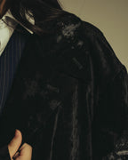 -SPECIAL- "Y’s" 2025's Discharge printed velvet long coat