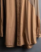 "N21 NUMEROVENTUNO" Switching design concealed shirt