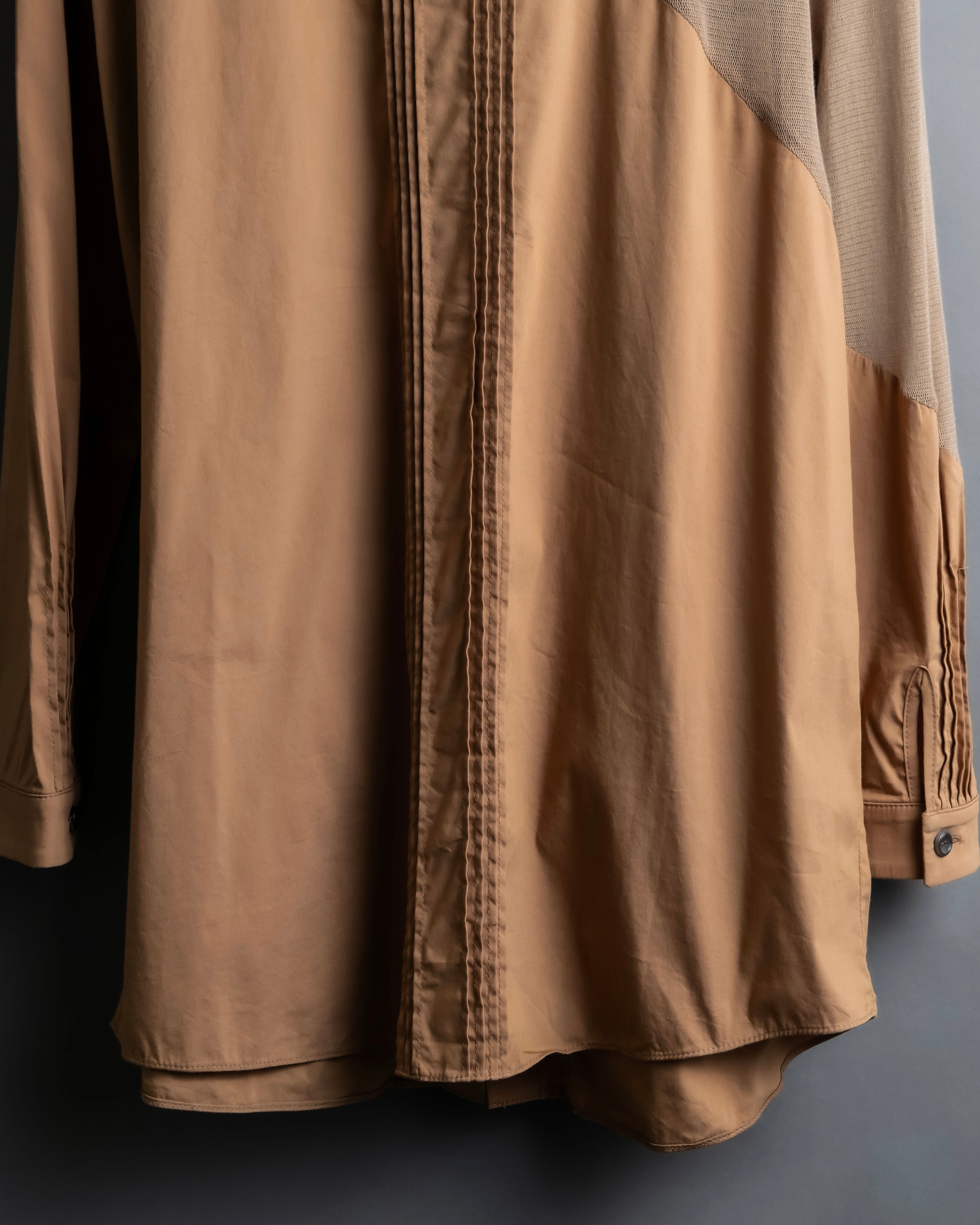 "N21 NUMEROVENTUNO" Switching design concealed shirt