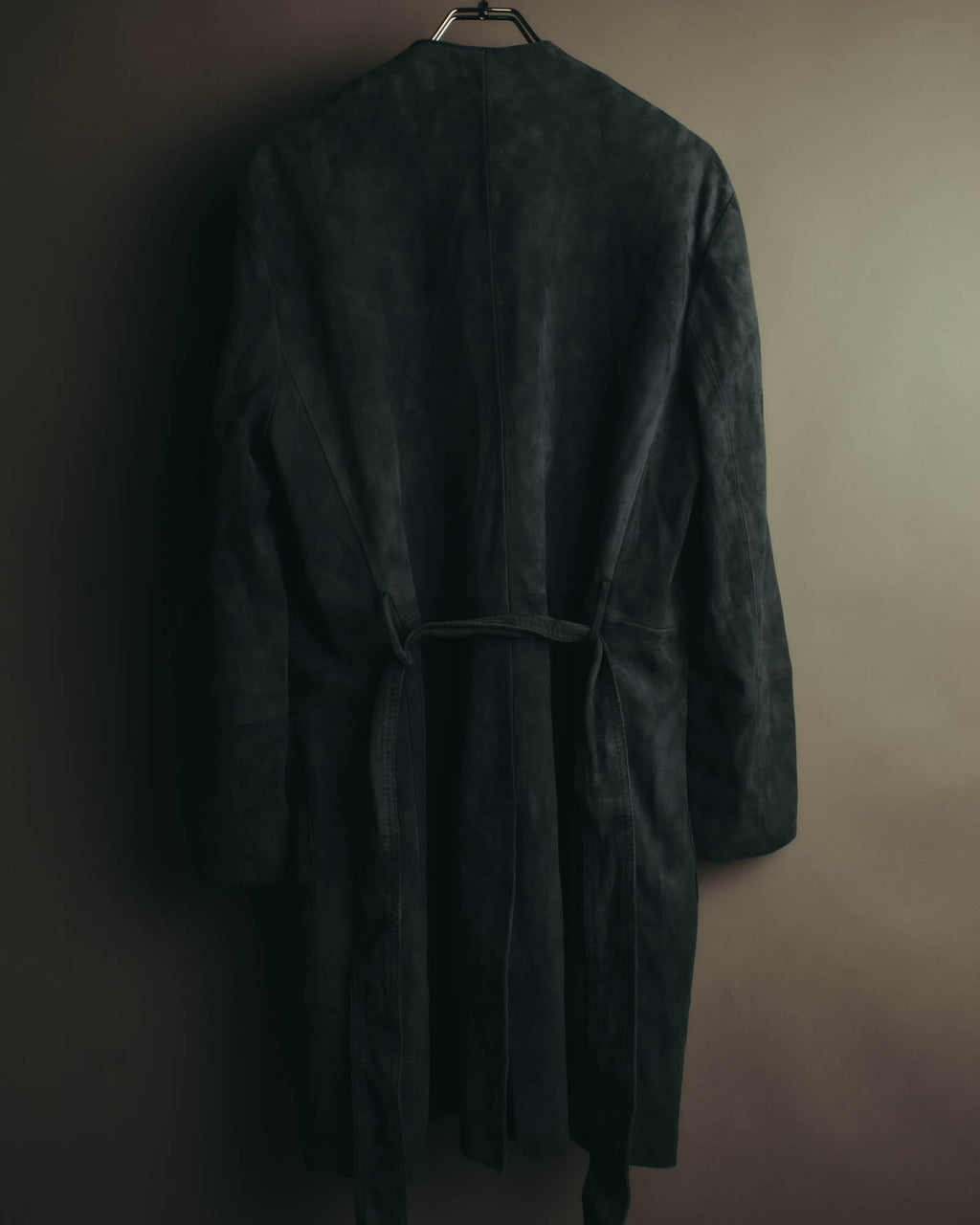 "WEEKEND Max Mara" 10's Soft suede goat leather robe coat