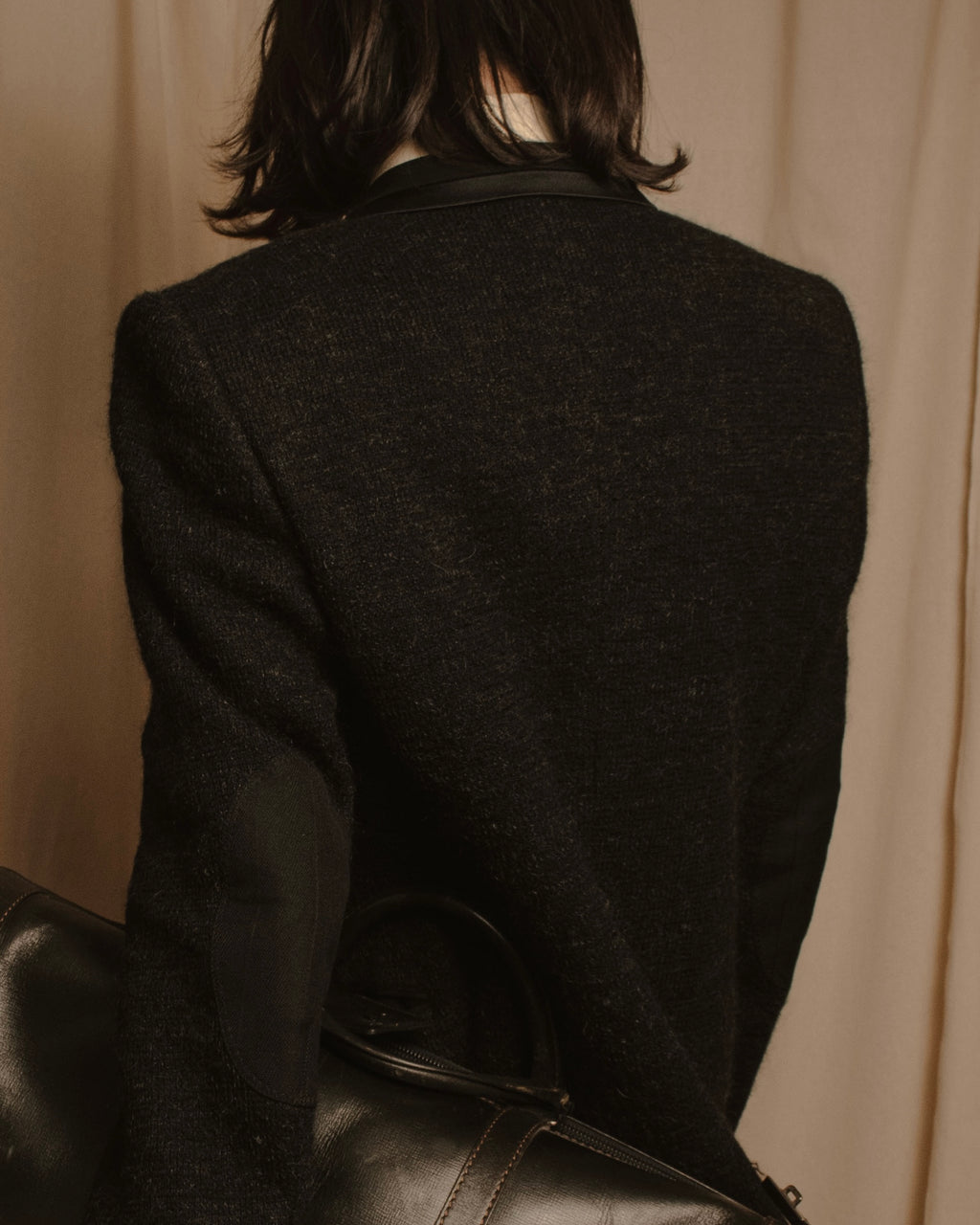 –SPECIAL– "JUNYA WATANABE COMME des GARÇONS MAN" 2015AW mohair blend satin shawl lapels jacket