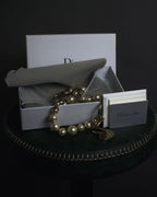 -SPECIAL- "Christian Dior"
John Galliano period Pearl Metal Design Layered Necklace