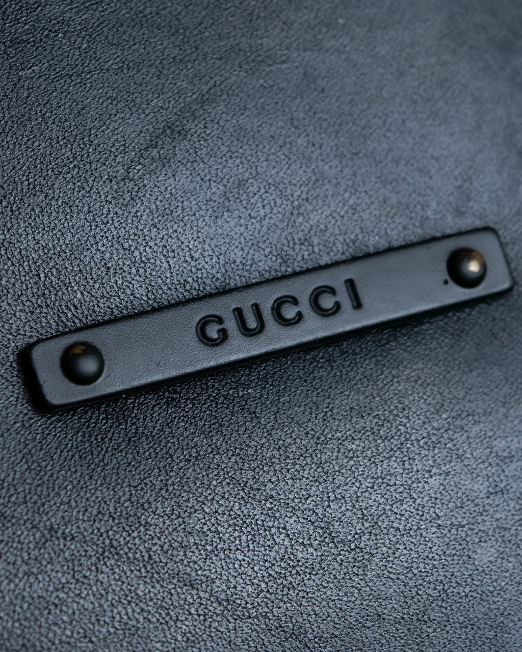 "GUCCI" Vintage gold metal fittings mini doctor bag