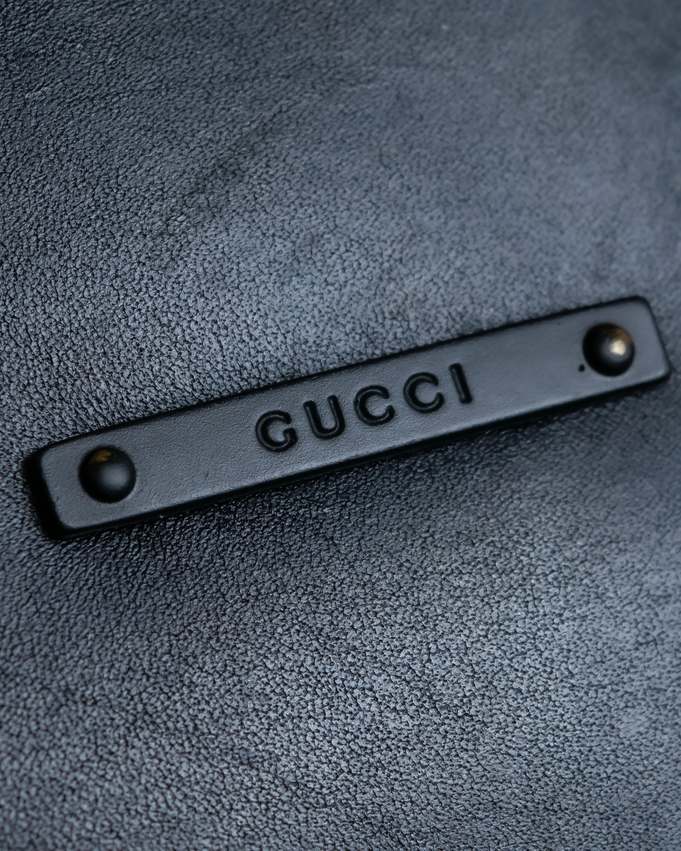 "GUCCI" Vintage gold metal fittings mini doctor bag