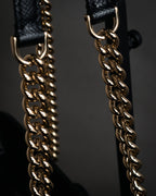 “Salvatore Ferragamo” 2010’s Vara chain leather tote bag