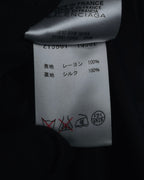 "BALENCIAGA.PARIS" 2008-2009 Sculptural satin shawl collar tuxedo jacket