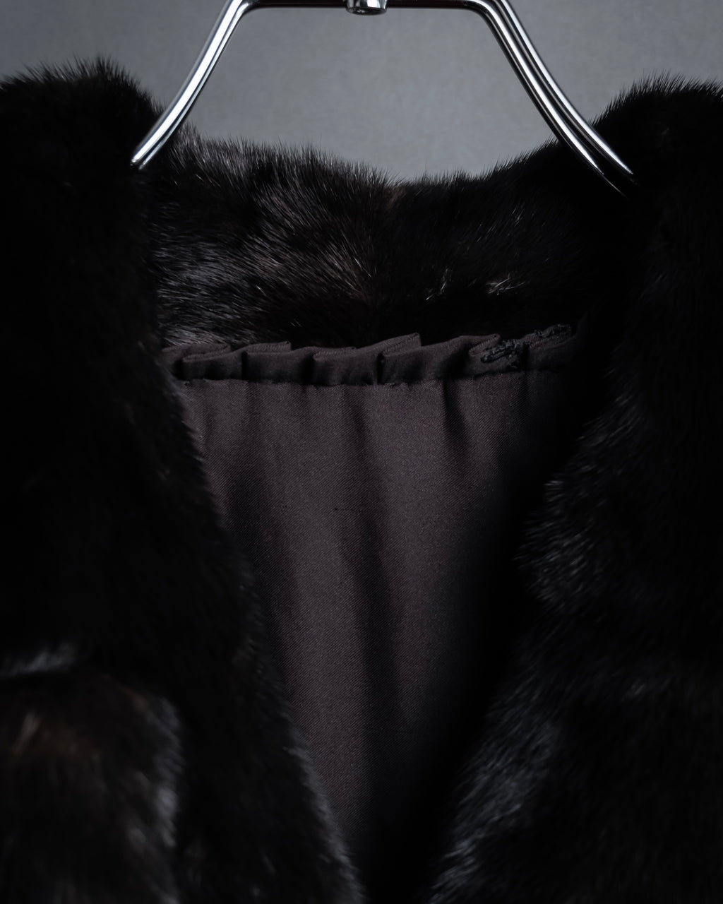 "GUCCI" Semi-custom atelier work fur long coat