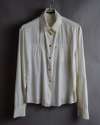 "GUCCI" Double zip pocket design box cut shirt