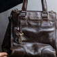 "CELINE" Carriage motif leather one handle bag