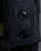 "GUCCI" 70's velvet collar design long coat