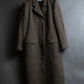 "Yves Saint Laurent Rive Gauche"
Fly front tweed chester coat