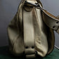 "Christian Dior" Gaucho saddle one shoulder leather bag