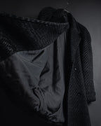 Abrigo de mezcla de mohair de doble botonadura de los años 90 de Christian Dior MONSIEUR