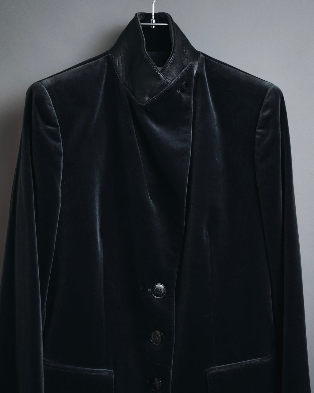 –SPECIAL– "HERMES"
00’s Velvet switchinglamb leather collar special tailored jacket