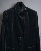 –SPECIAL– "HERMES"
00’s Velvet switchinglamb leather collar special tailored jacket