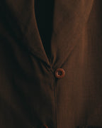 "Christian Dior" 80's  Lustrous silk blend long sleeve shirt