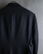 "PAUL SMITH" Satin-switched striped tailored jacket