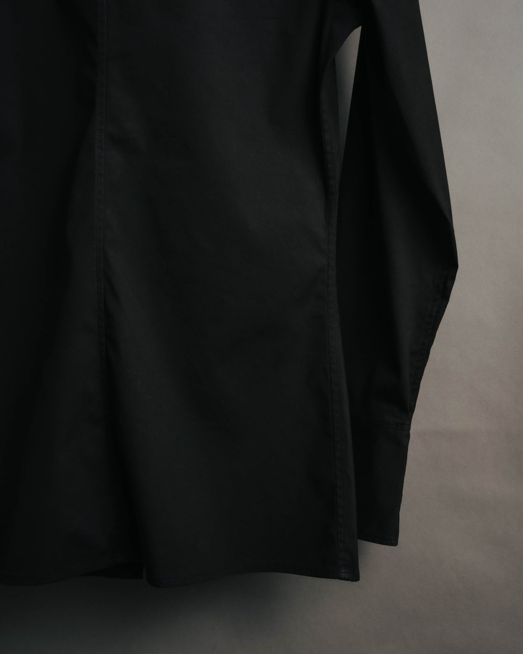 "GUCCI" 00's Black uniform long sleeve shirt