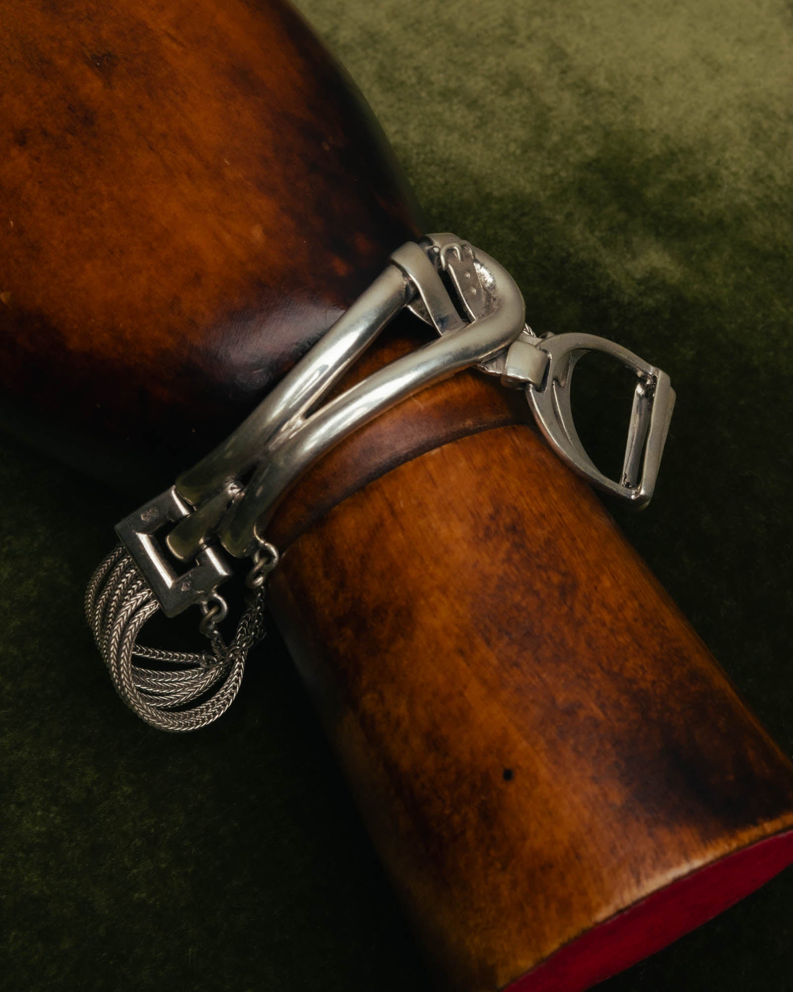 -SPECIAL- “HERMÈS” 70’s-90’s Étrier multi chain bracelet