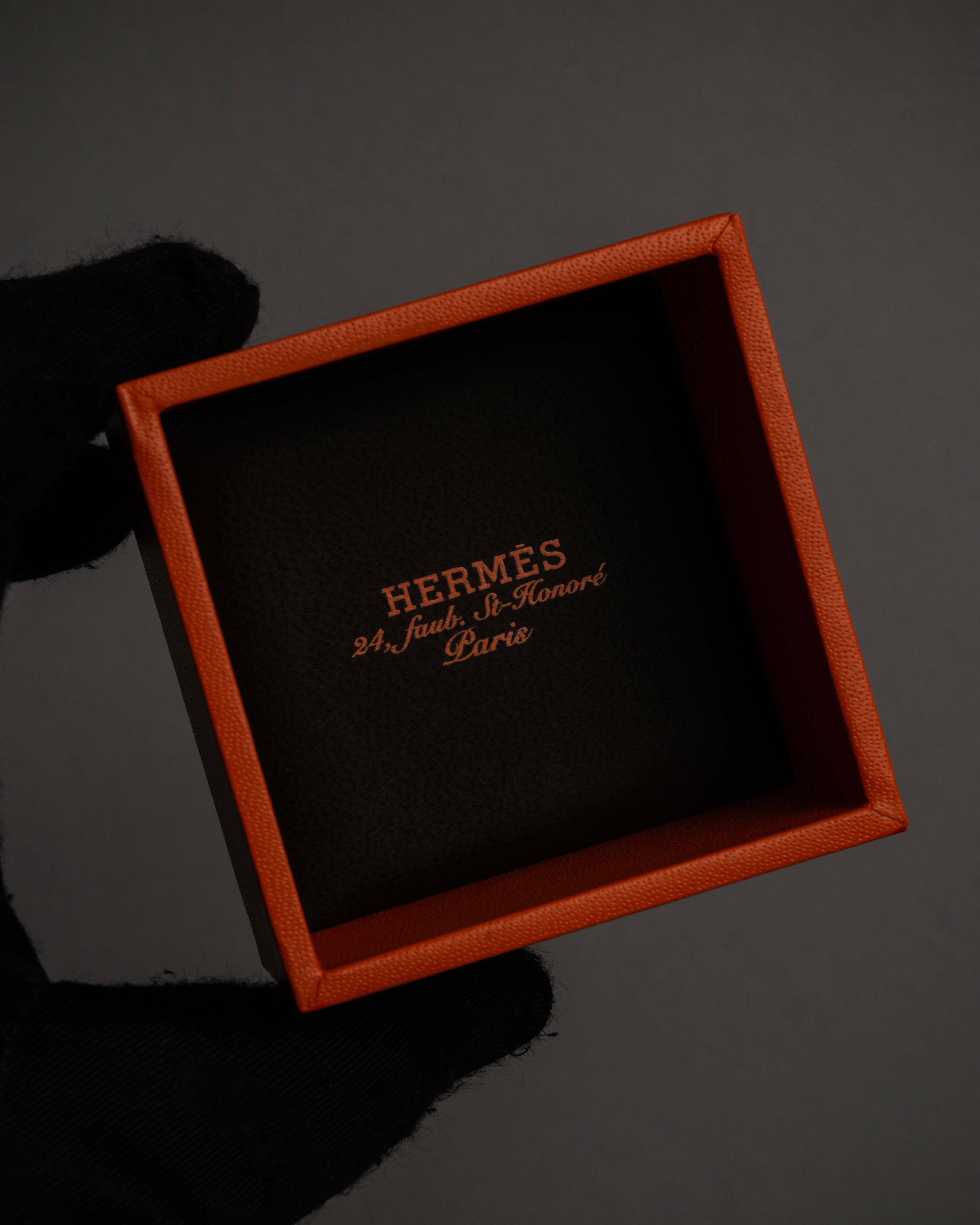 "HERMES" Vertige polished silver 925 ring