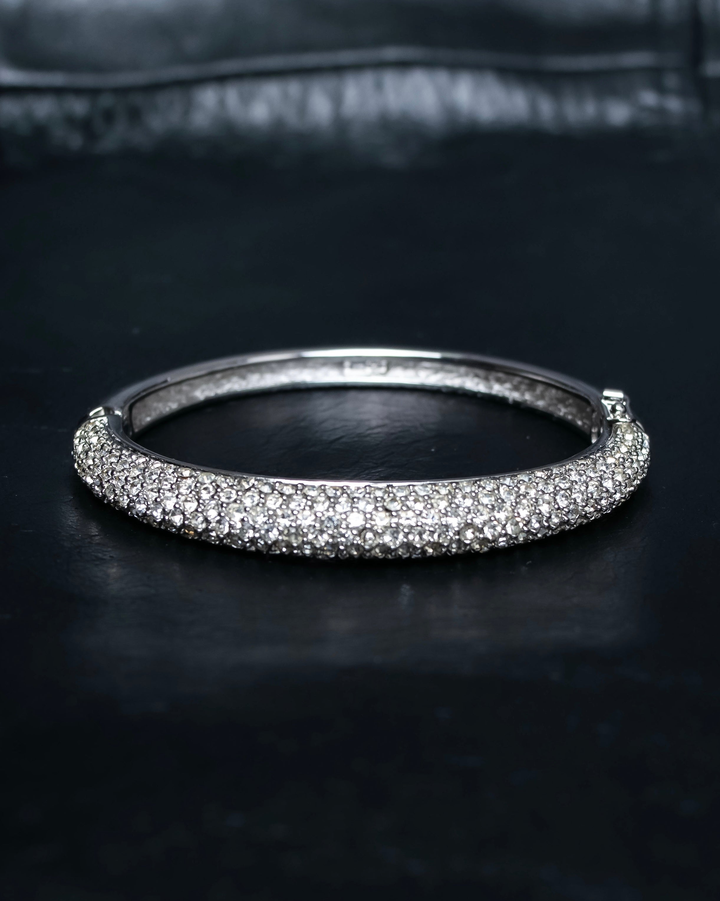 "Christian Dior" Crystal studded bangle