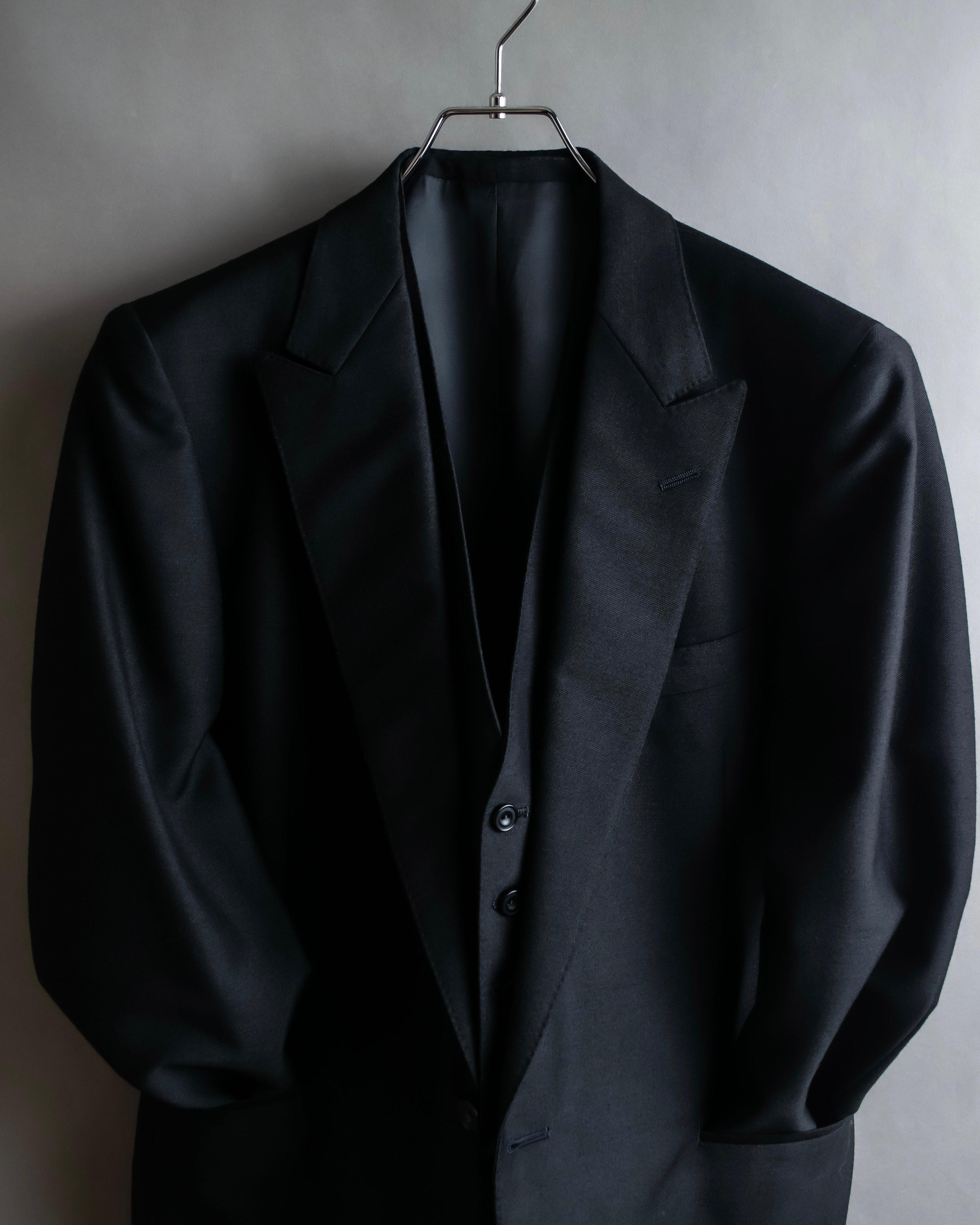 "BURBERRYS" Mohair mix classical tailored three-piece suit