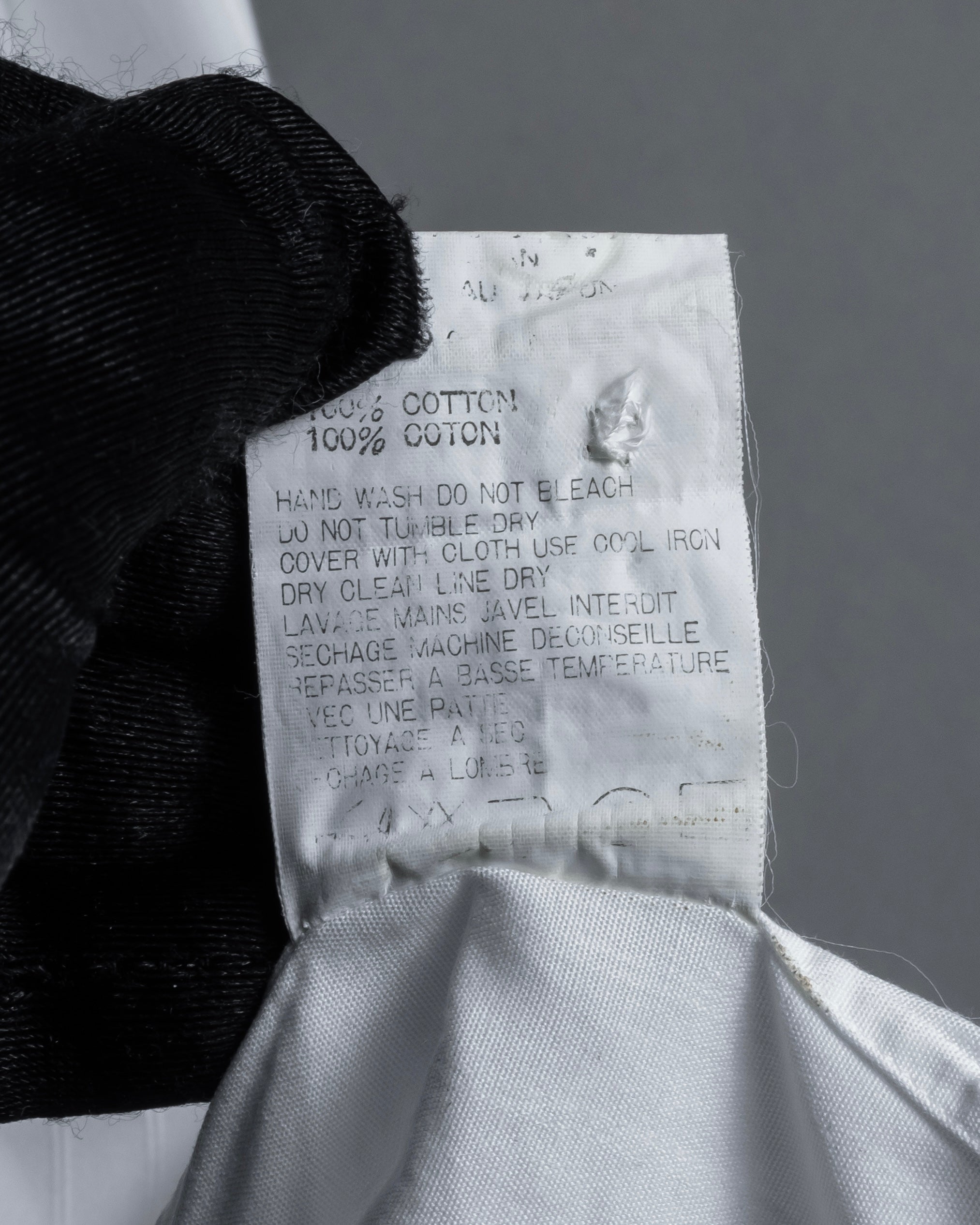 "COMME des GARCONS
HOMME" 90's Keiichi Tanaka design striped shirt