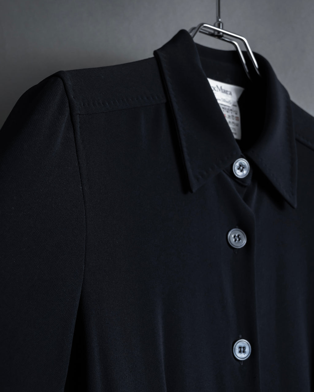"Max Mara" 90's Refined design long shirt dress