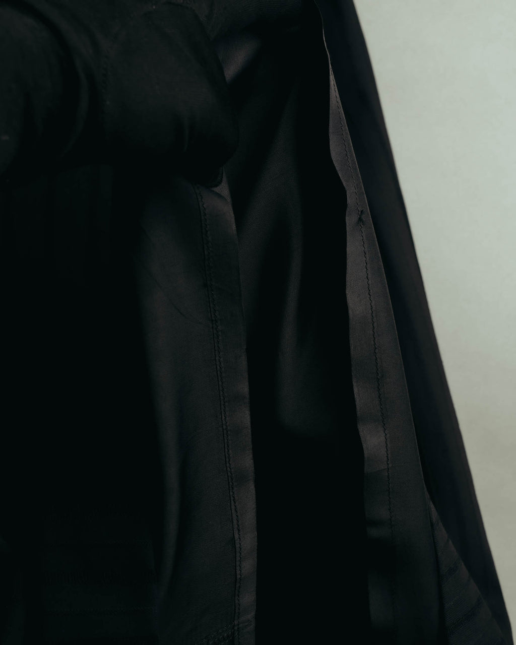 "VERONIQUE BRANQUINHO" 90's-00's Sculptural pleated wool skirt