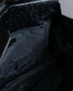 "Pierre Cardin" Turnlock design ostrich leather top handle bag