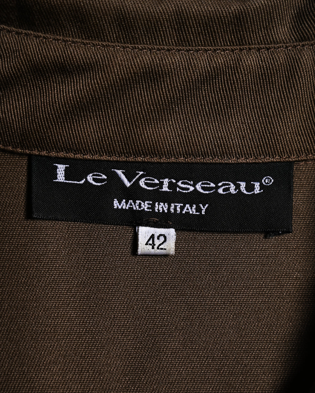 VINTAGE/ Short Length Cotton Jacket Brown