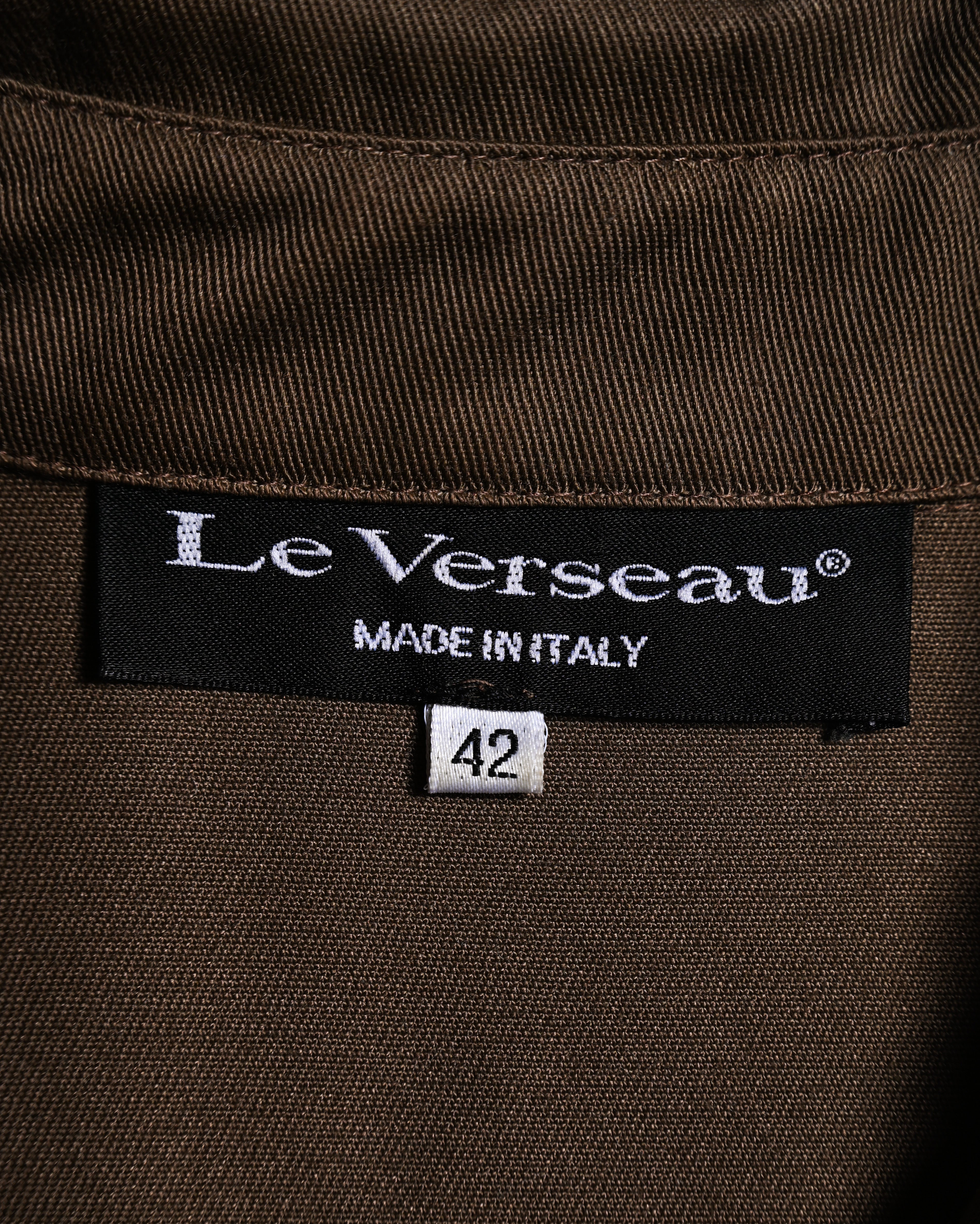 VINTAGE/ Short Length Cotton Jacket Brown