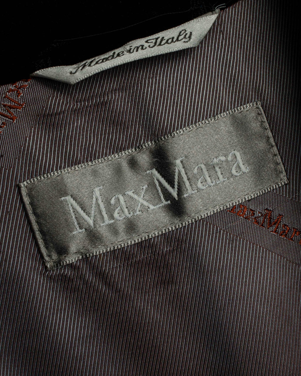 "Max Mara" Stitch design draping chester coat